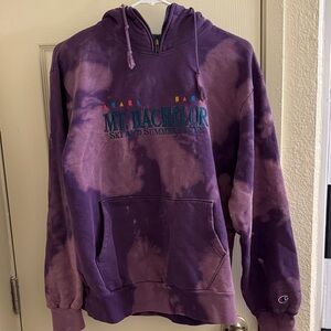 Champion Purple Tie-Dye Hoodie